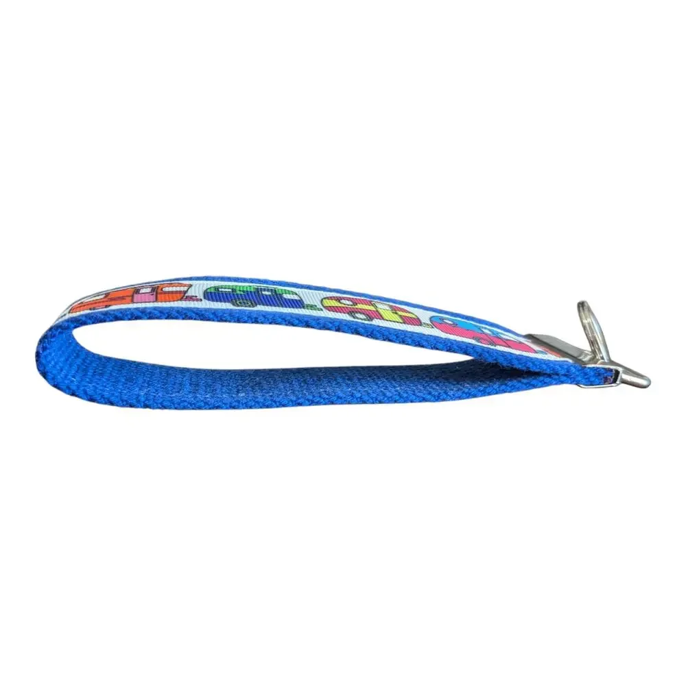 RV Camper Keychain Wristlet Handmade Key FOB‎ Camping Adventure Travel Trailer